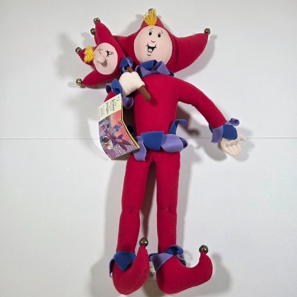 Vintage 1996 Jester Has Lost His Jingle Plush Doll Pharley 16" w/ Tags